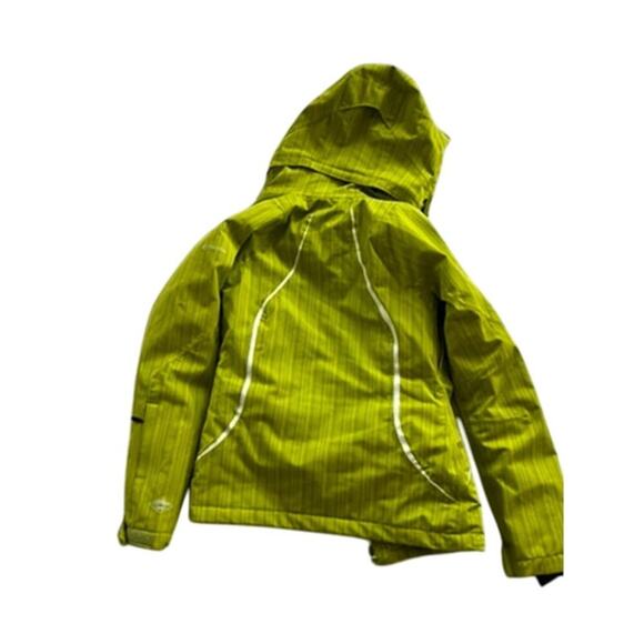 EUC Columbia Omni Tech Womens lime green coat size XS ski jacket warm winter - Picture 10 of 11